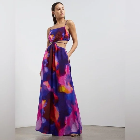 chinese dress ladies SIMKHAI Cam One-shoulder Maxi Dress main image 0